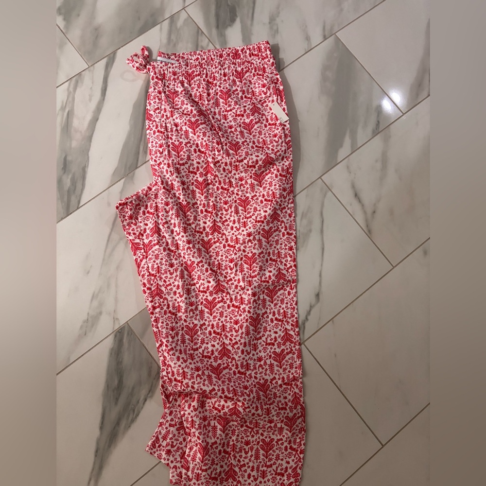 Amazon Essentials Red and White Christmas PJ Pants 4X NWT